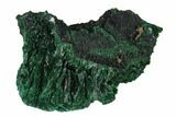 Silky Fibrous Malachite Cluster - Congo #138660-1